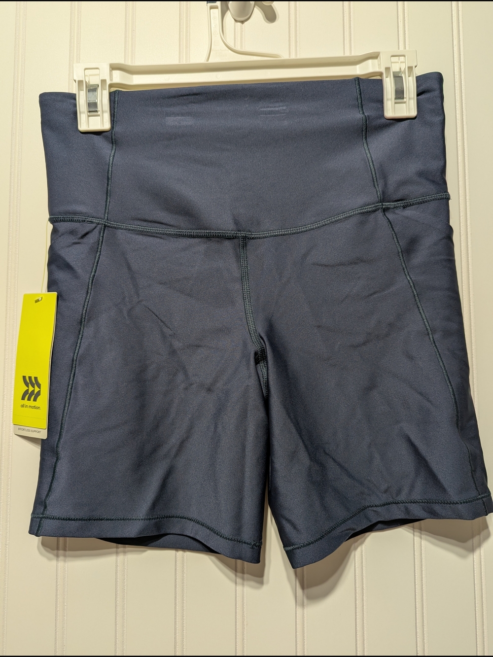 all in motion Slate Blue High-Waist Bike Shorts